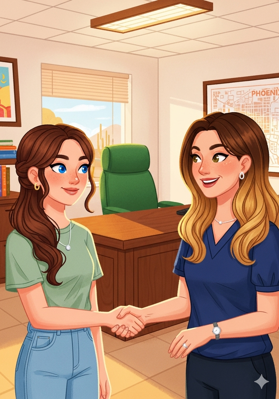 Desert trail metaphor for the path to homeownership